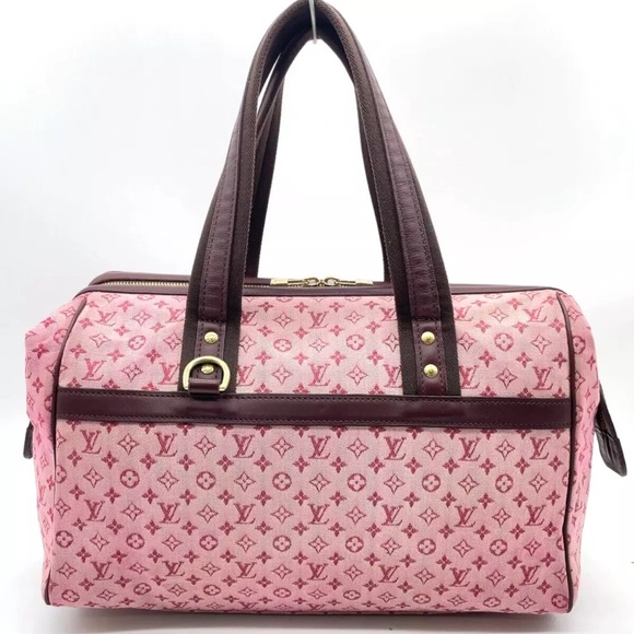 Auth Louis Vuitton Monogram Mini  Red Josephine GM M92311 Hand Bag NS090811 - Picture 4 of 16